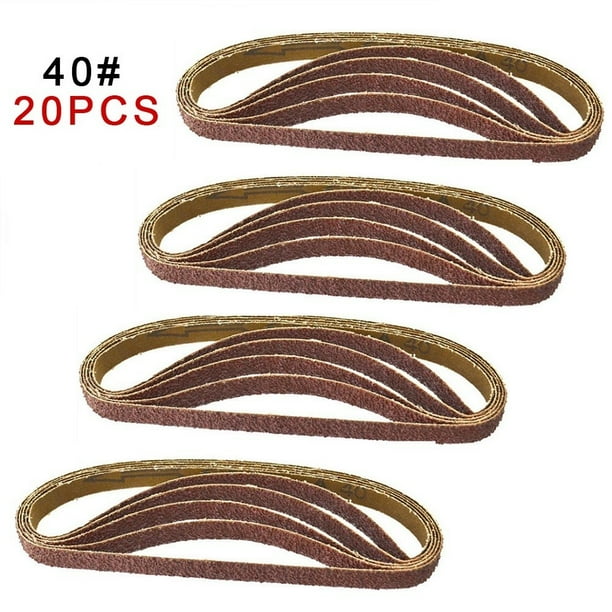 Belt Power Finger File Sander Abrasive Sanding Belts 457mm x 13mm 60 Grit 20 P Belt Power Finger File Sander Abrasive Sanding Belts 457mm x 13mm 60 Grit 20 P